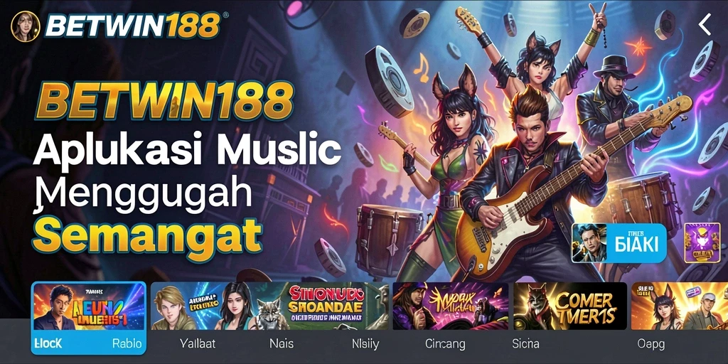 Tampilan gameplay BETWIN188 yang menampilkan keseruan bernyanyi.