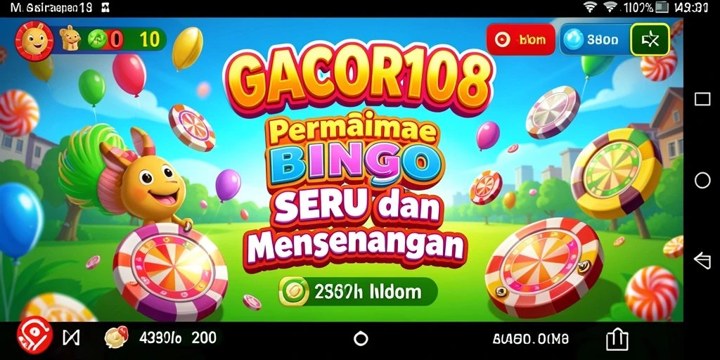 Tampilan gameplay GACOR108 yang seru dan interaktif.