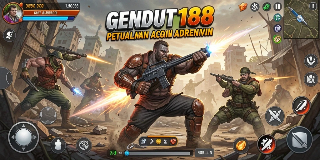 Tampilan gameplay GENDUT188 yang penuh aksi dan seru.