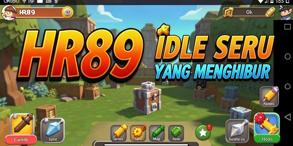Tampilan gameplay HR89 yang menarik dengan elemen Idle yang menawan.