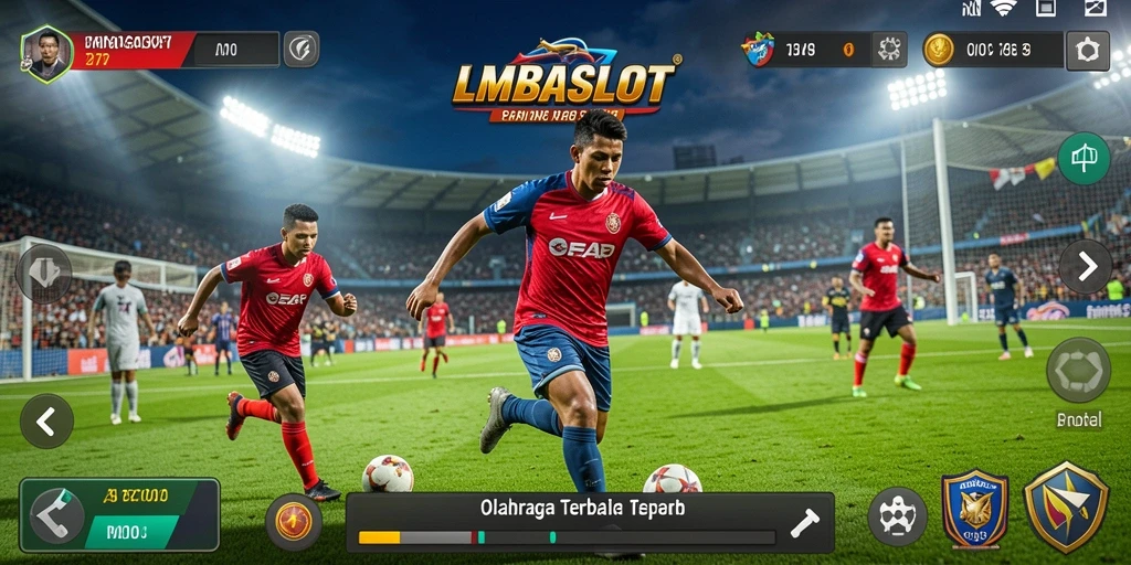Gameplay seru dari LMBASLOT yang menampilkan aksi olahraga nyata.