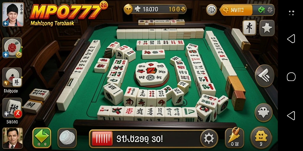 Screenshot MPO777 menunjukkan gameplay Mahjong yang menarik.