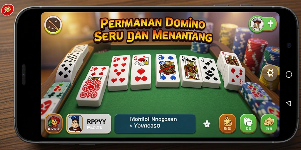 Screenshot RPYYY dengan tampilan seru dalam permainan Domino.