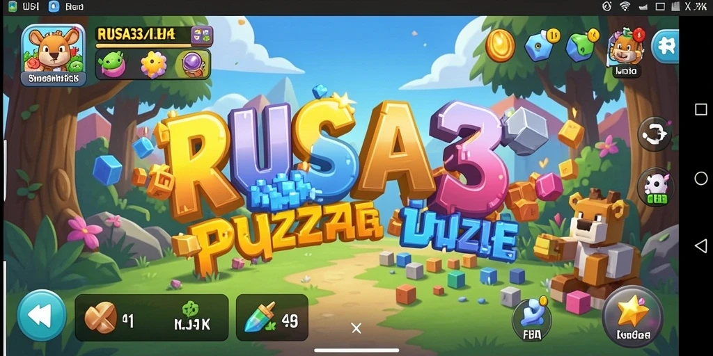 Tampilan gameplay RUSA33 yang menarik dengan tantangan Puzzle.