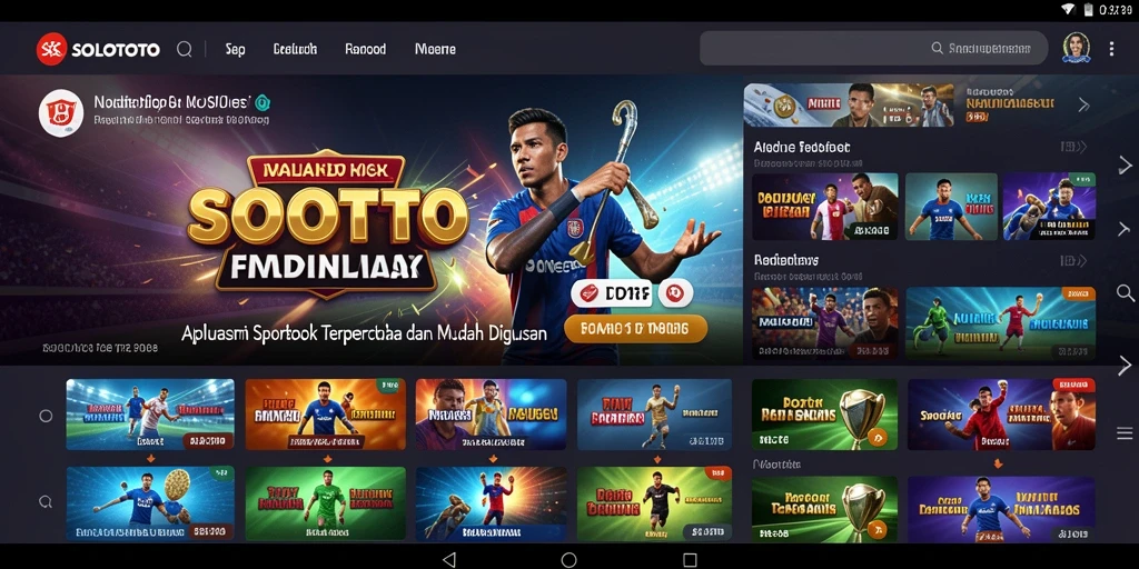Tampilan menarik dari gameplay SOLOTOTO dalam taruhan olahraga.